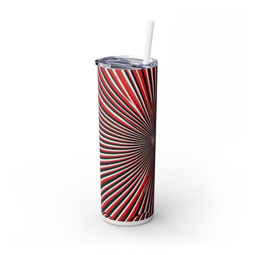 Skinny Tumbler with Straw – 20 oz Stainless Steel Cup