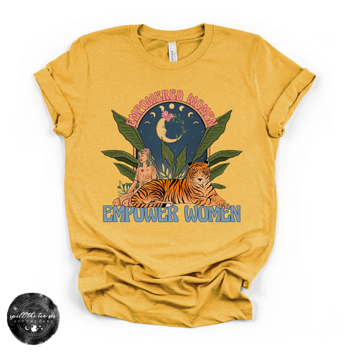 Empowered Women Empower Women Tee | Feminine Strength Graphic T-Shirt