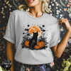 Cat in the Pumpkin Patch Tee | Cozy Autumn Black Cat Graphic T-Shirt