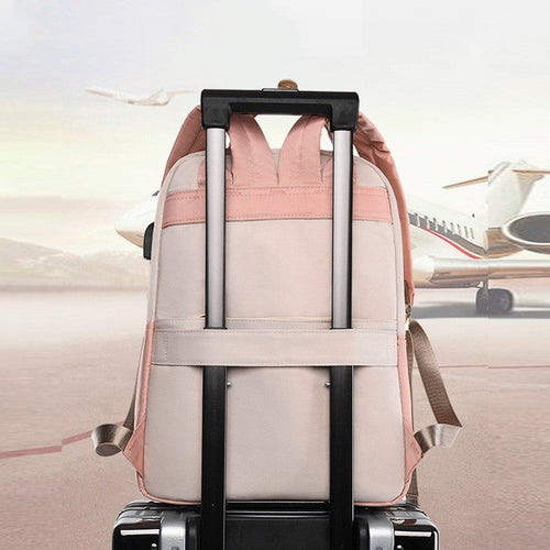 Fashionable USB Rechargeable Backpack Computer Bag