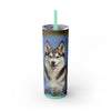 Skinny Tumbler with Straw – 20 oz Stainless Steel Cup