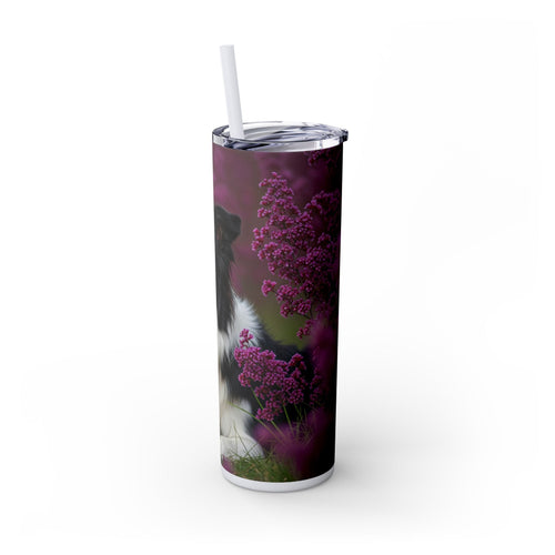 Skinny Tumbler with Straw – 20 oz Stainless Steel Cup