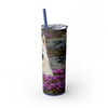 Skinny Tumbler with Straw – 20 oz Stainless Steel Cup