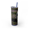Skinny Tumbler with Straw – 20 oz Stainless Steel Cup