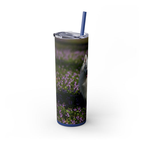 Skinny Tumbler with Straw – 20 oz Stainless Steel Cup