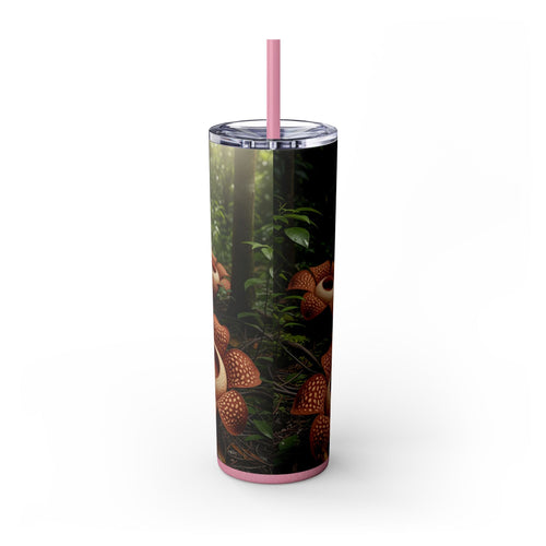 Skinny Tumbler with Straw – 20 oz Stainless Steel Cup
