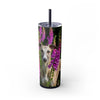 Skinny Tumbler with Straw – 20 oz Stainless Steel Cup
