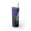 Skinny Tumbler with Straw – 20 oz Stainless Steel Cup