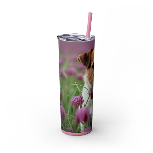 Skinny Tumbler with Straw – 20 oz Stainless Steel Cup