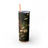 Skinny Tumbler with Straw – 20 oz Stainless Steel Cup