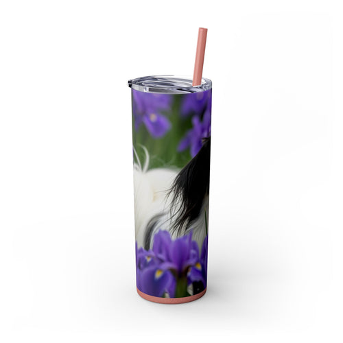 Skinny Tumbler with Straw – 20 oz Stainless Steel Cup