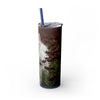 Skinny Tumbler with Straw – 20 oz Stainless Steel Cup