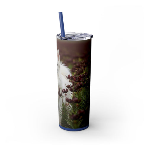 Skinny Tumbler with Straw – 20 oz Stainless Steel Cup
