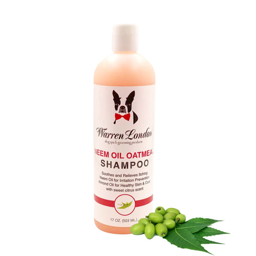 Neem Oil Oatmeal Shampoo - Soothes and Prevents Itching - Professional Size