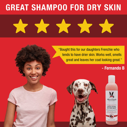 Exfoliating Butter Wash Dog Shampoo Gallons - With Natural Jojoba Beads