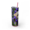Skinny Tumbler with Straw – 20 oz Stainless Steel Cup