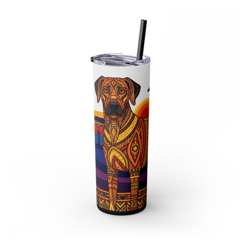 Skinny Tumbler with Straw – 20 oz Stainless Steel Cup