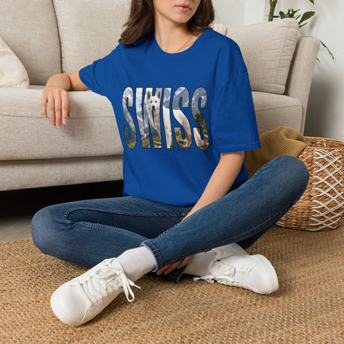 White Swiss Mountain Dog Tee Shirt