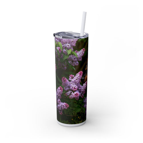 Skinny Tumbler with Straw – 20 oz Stainless Steel Cup