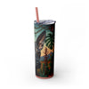 Skinny Tumbler with Straw – 20 oz Stainless Steel Cup