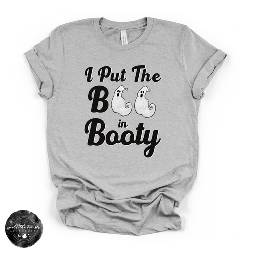 Boo in Booty Tee | Funny Pirate Ghost Halloween Graphic T-Shirt