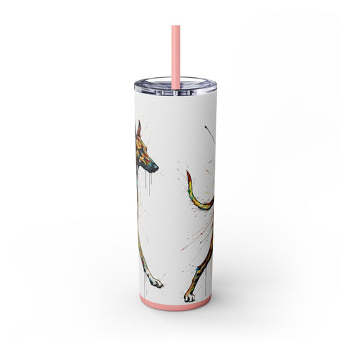 Skinny Tumbler with Straw – 20 oz Stainless Steel Cup