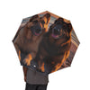 48 Semi-Automatic Umbrella – Windproof Large Travel Rain Umbrella