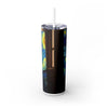 Skinny Tumbler with Straw – 20 oz Stainless Steel Cup