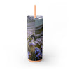 Skinny Tumbler with Straw – 20 oz Stainless Steel Cup