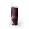 Skinny Tumbler with Straw – 20 oz Stainless Steel Cup