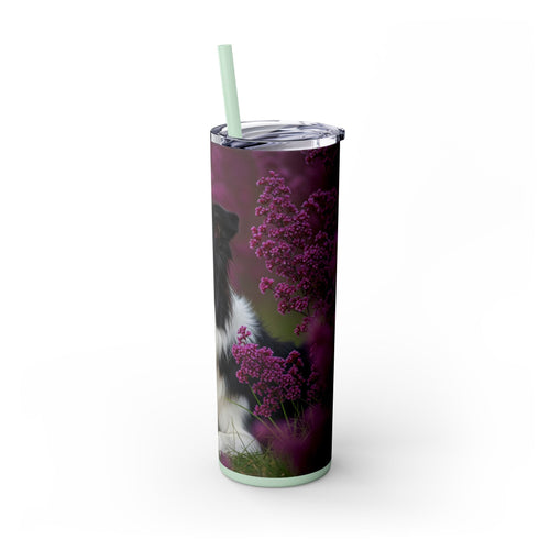 Skinny Tumbler with Straw – 20 oz Stainless Steel Cup