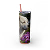 Skinny Tumbler with Straw – 20 oz Stainless Steel Cup