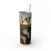 Skinny Tumbler with Straw – 20 oz Stainless Steel Cup