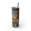 Skinny Tumbler with Straw – 20 oz Stainless Steel Cup