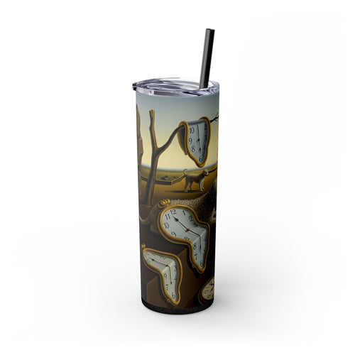 Skinny Tumbler with Straw – 20 oz Stainless Steel Cup