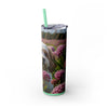 Skinny Tumbler with Straw – 20 oz Stainless Steel Cup