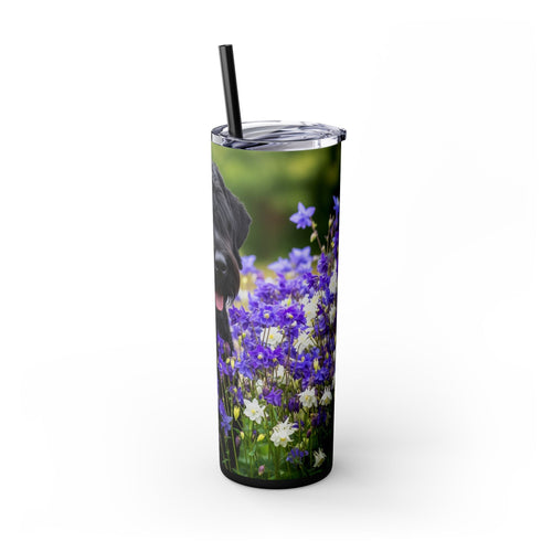 Skinny Tumbler with Straw – 20 oz Stainless Steel Cup