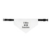 I Bite Fascists Dog Bandana and Collar