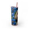 Skinny Tumbler with Straw – 20 oz Stainless Steel Cup
