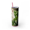 Skinny Tumbler with Straw – 20 oz Stainless Steel Cup