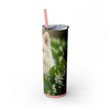 Skinny Tumbler with Straw – 20 oz Stainless Steel Cup