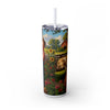 Skinny Tumbler with Straw – 20 oz Stainless Steel Cup