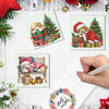 Christmas Style 6 Combination Puppy Style Handmade Greeting Cards