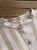 Women's Fashion Striped Long Sleeve Plus Size Shirt