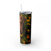 Skinny Tumbler with Straw – 20 oz Stainless Steel Cup