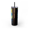 Skinny Tumbler with Straw – 20 oz Stainless Steel Cup
