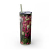 Skinny Tumbler with Straw – 20 oz Stainless Steel Cup