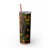 Skinny Tumbler with Straw – 20 oz Stainless Steel Cup