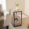 Modern Cat End Table with Scratching Post