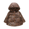 Girls' Hooded Fashion Printed Cotton-padded Jacket